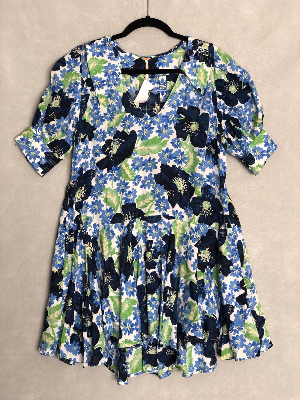 Free People Moon Chaser Mini Dress Floral Women's Small (New without Tags)